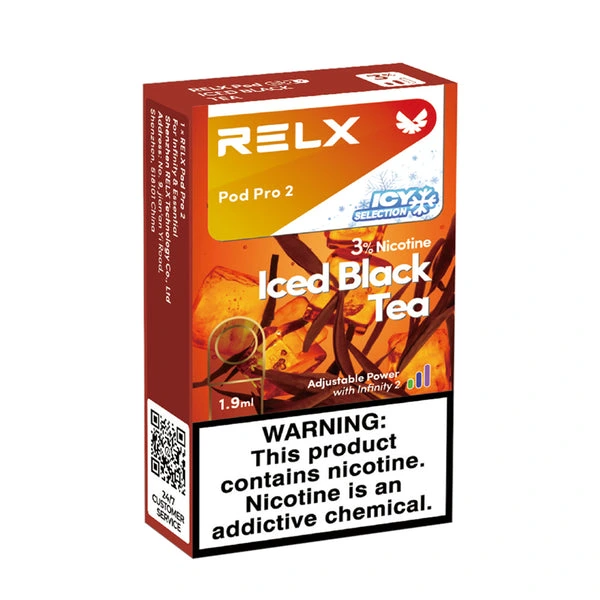 RELX 悅刻六代系列煙彈|冰爽紅茶 (3顆入) |限時優惠:12 顆煙彈+600 送六代主機|台灣現貨